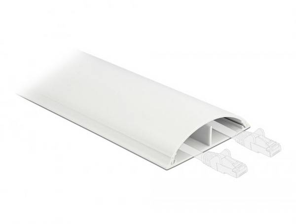 Delock 20707 Kabelkanal PVC Vit  (L x B x H) 1 m x 89 mm x 21 mm 1 st