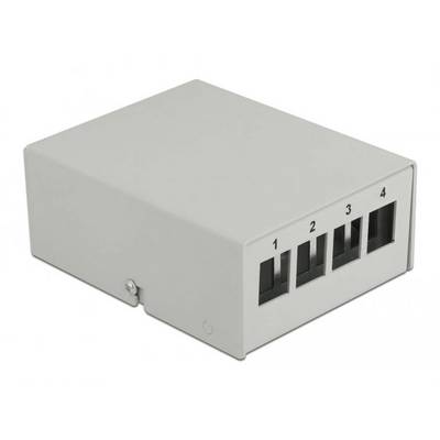 Delock 43407 Patchpanel Grå Obestyckad-0