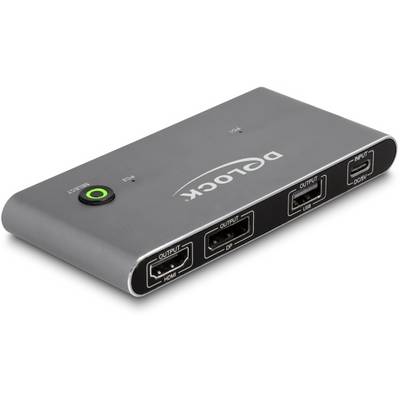 Delock 11485 USB-C® (USB 3.2 Gen 2) omkopplare Display-Port, HDMI 7680 x 4320 Pixel, 3840 x 2160 Pixel-0