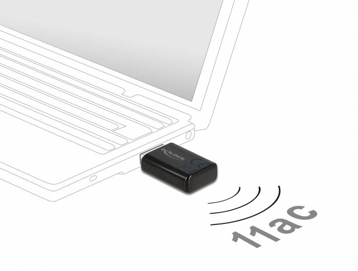 Delock 12550 WiFi Adapter WiFi-3