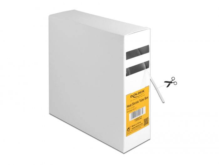 Delock 19932 Krympslang Transparent 1.2 mm Krympförhållande:2:1 1 st-2