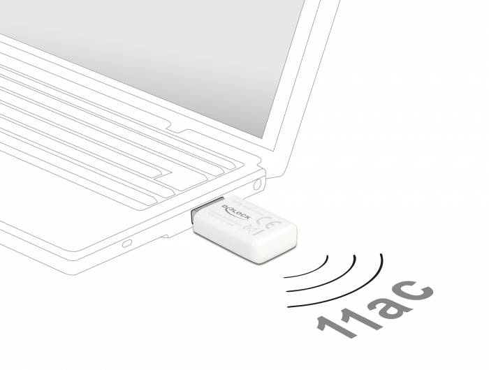 Delock 12770 WiFi Adapter WiFi-4