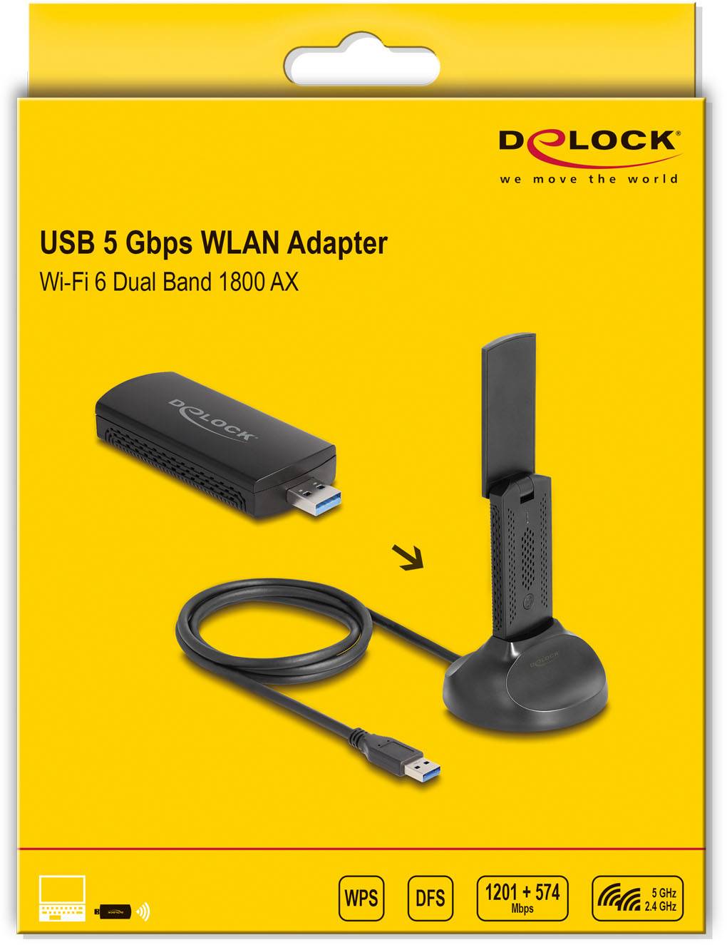 Delock 12771 WiFi Adapter WiFi-4