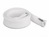 Delock 20822 20822 Flätad slang Vit Polyester 1 m 20 mm (max) 1 st