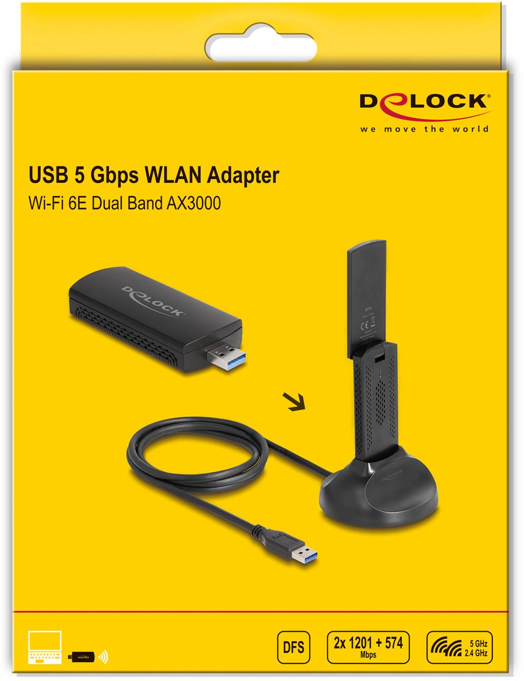 Delock 12773 WiFi Adapter WiFi-4