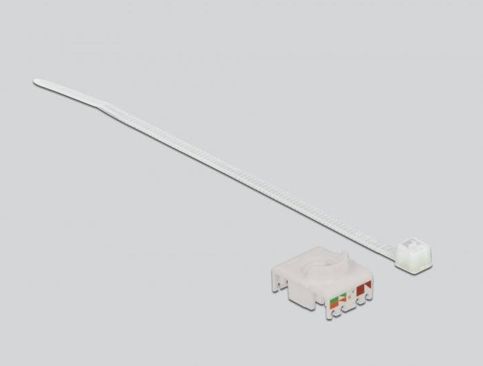 Delock RJ45 Nätverk Adapter Kabel [1x RJ45 hona - 1x LSA] 0 mm Svart-3