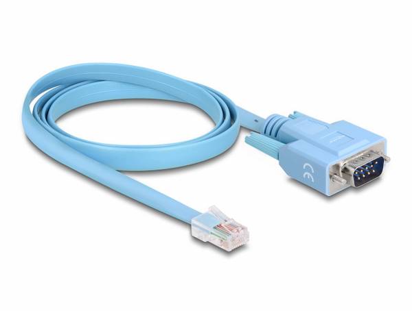 Delock 63353 RJ45 / VGA Adapter [1x RJ45 hane - 1x D-SUB hane 15-pol] Blå  1.00 m