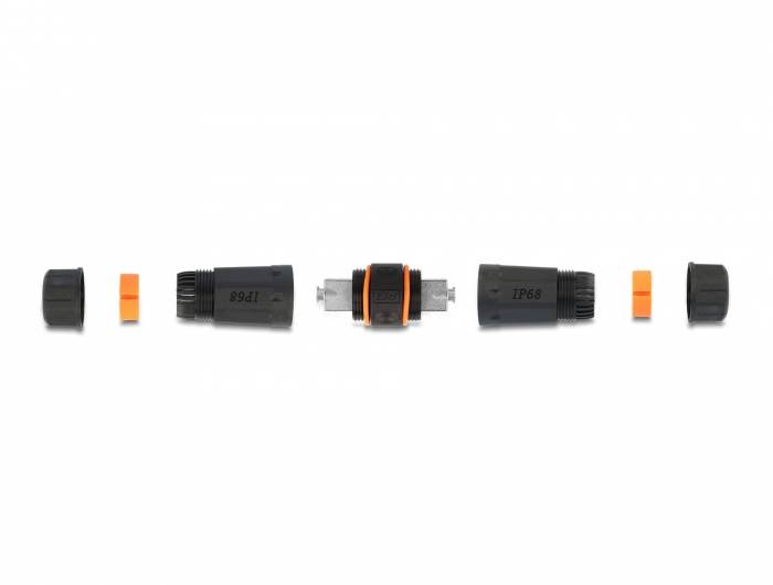 Delock Skarvdon Nätverk Adapter Kabel [1x LSA - 1x LSA] Svart-2