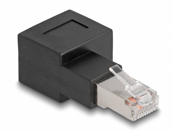 Delock RJ45 Nätverk Adapter Kabel [1x RJ45 hane - 1x RJ45 hona] 0 mm Svart-1