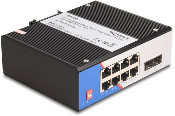 Delock 88016 88016 Nätverks-switch 8 Port 1 GBit/s