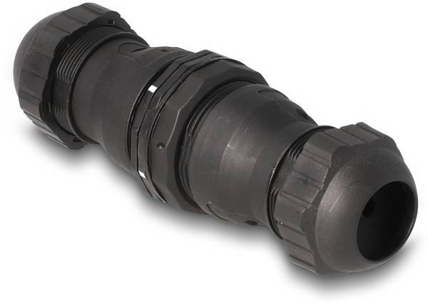Delock RJ45 Nätverk Adapter Kabel [1x RJ45 hona - 1x RJ45 hona]  Svart