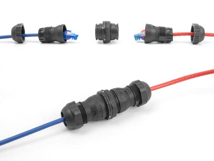 Delock RJ45 Nätverk Adapter Kabel [1x RJ45 hona - 1x RJ45 hona] Svart-2