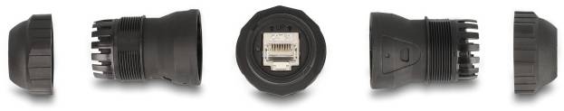 Delock RJ45 Nätverk Adapter Kabel [1x RJ45 hona - 1x RJ45 hona] Svart-3