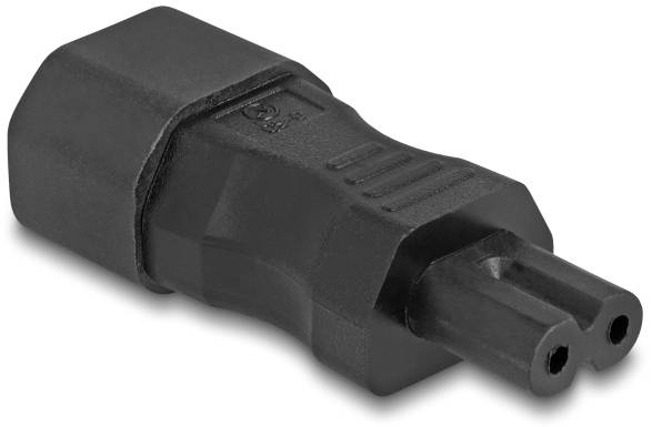 Delock 80469 Nät-Adapter [Apparat hona C7 - Kontakt C14] Svart 0 mm 1 st Bag-2