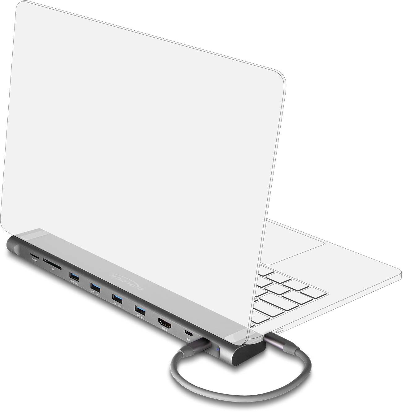 Delock USB-C®-dockningsstation 87895-2