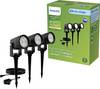 Philips LED 929004659301 Reuel LED-utomhusmarkbelysning LED LED 4.5 W Svart