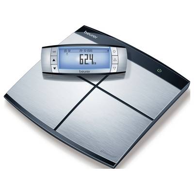 Digital personvåg med ett avtagbart display, visar en vikt på 62,4 kg. Märket är synligt på enheten.