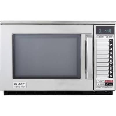 Sharp YB-S4202AE Mikrovågsugn Rostfritt stål 2100 W