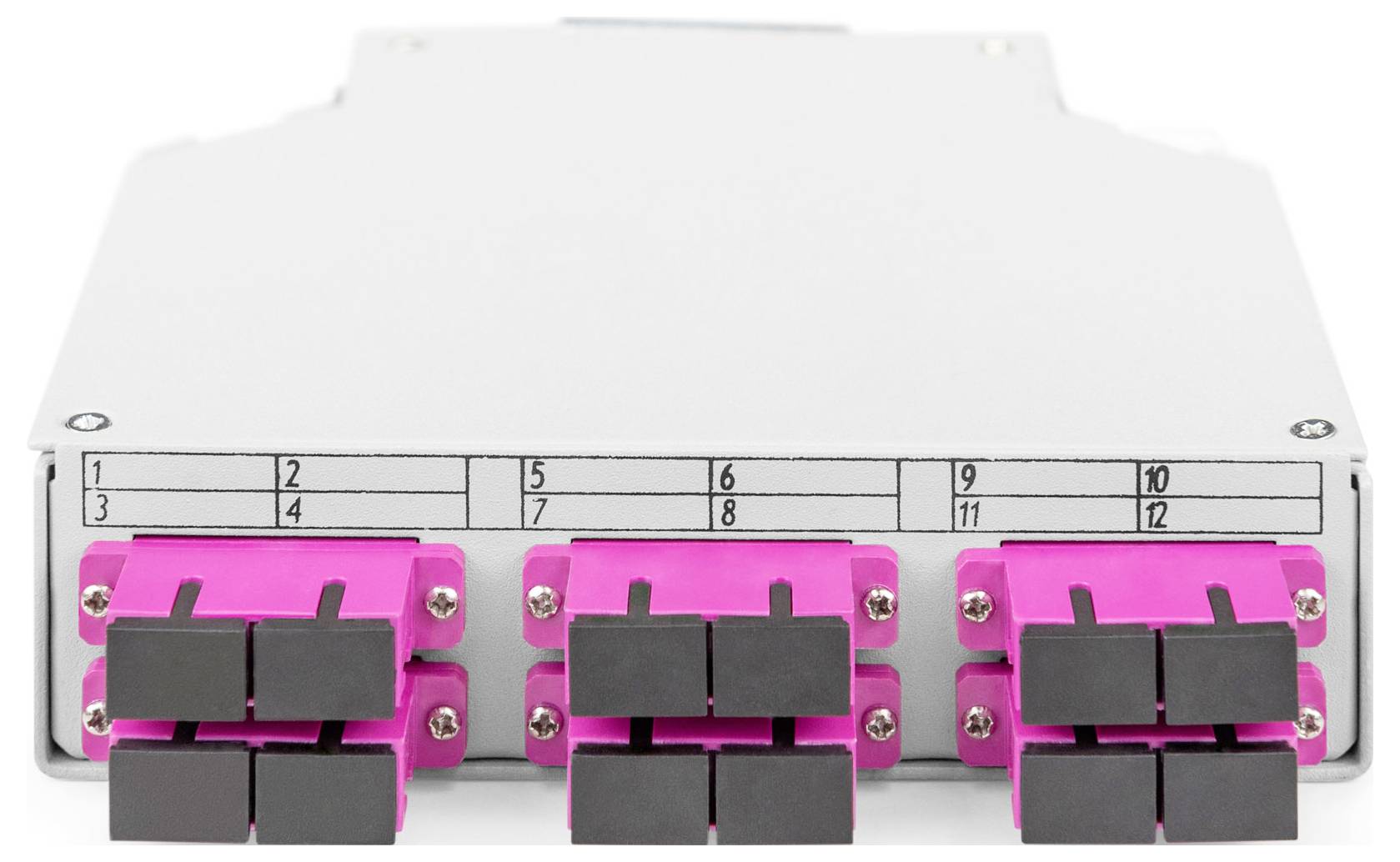 Digitus DN-963850-4 LWL-adapter Rosa, Svart, Grå 1 st-1
