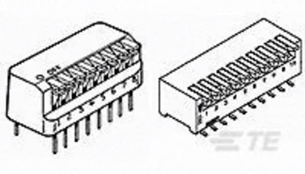TE Connectivity 5435802-1 DIP-switch 1 st Tube