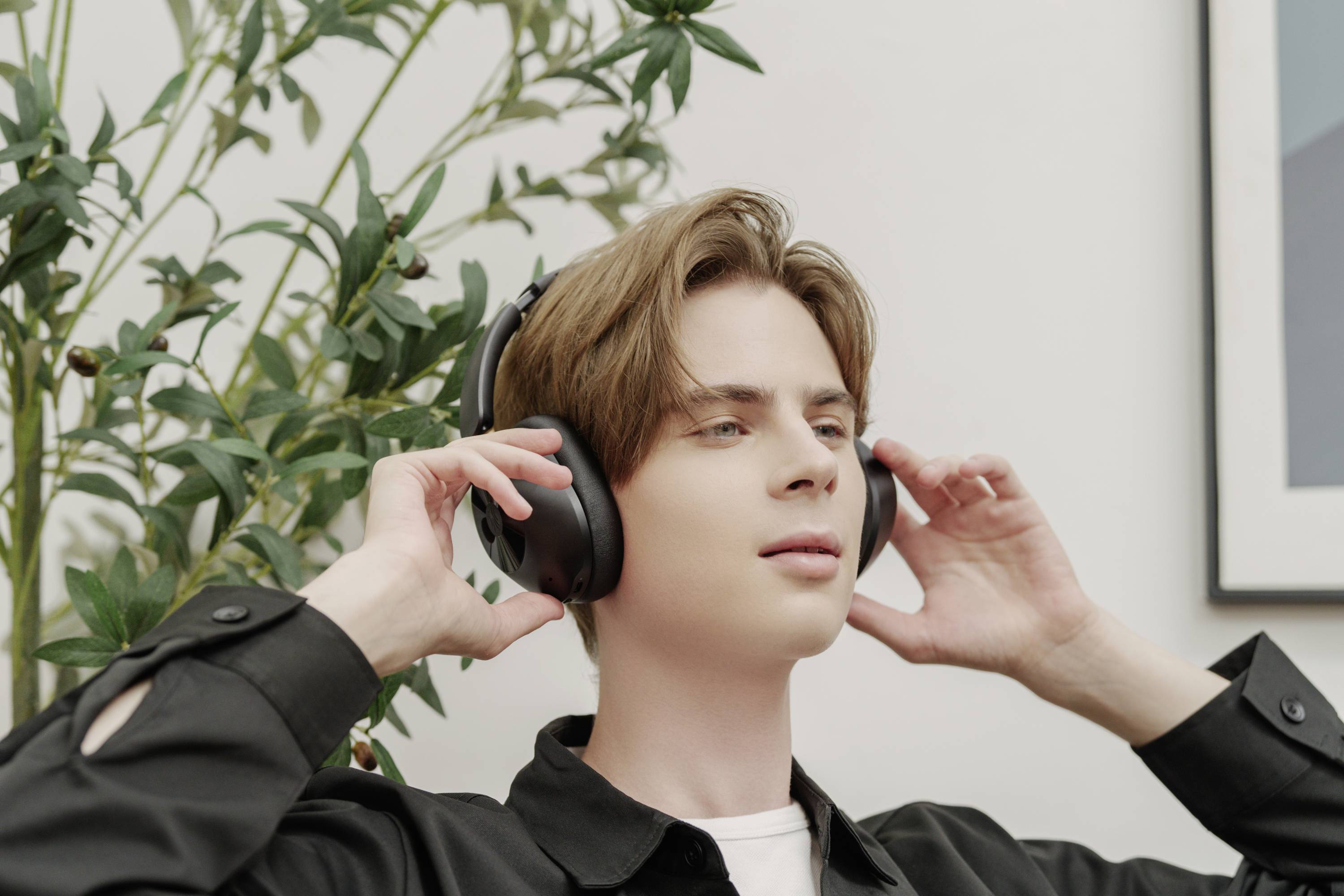 OneOdio Over Ear hörlurar Bluetooth Svart Brusreducering Mobiltelefon-13