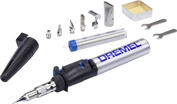 Dremel 2000-7 Versatip Gaslödningsset   Lödspets, Hetgasgivare, Skärspets skummaterial, Skärspets rep 1200 °C (max)