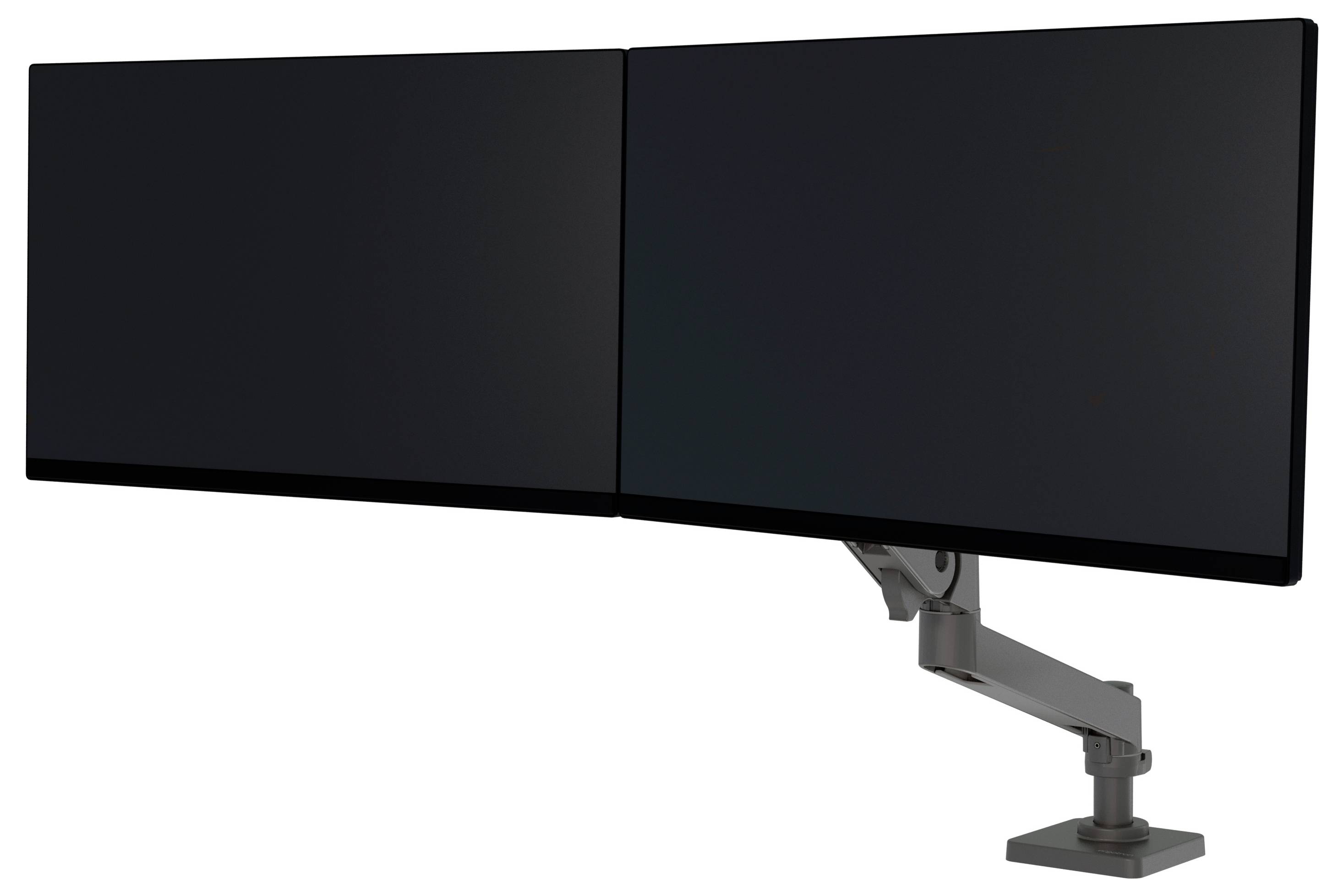 Ergotron 45-684-293 Monitor bordsfäste 2 Skärm(ar) 68,6 cm (27") Grå Justerbar i höjd, Tiltbar-5