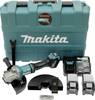 Makita GA038GT206 GA038GT206 Vinkelslip batteridriven 230 mm inkl. 1x batteri, borstfri 40 V 5.0 Ah