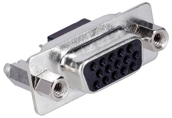 TE Connectivity 1932144-1 D-SUB-kontakt 180 ° Antal poler: 15 1 st Tray