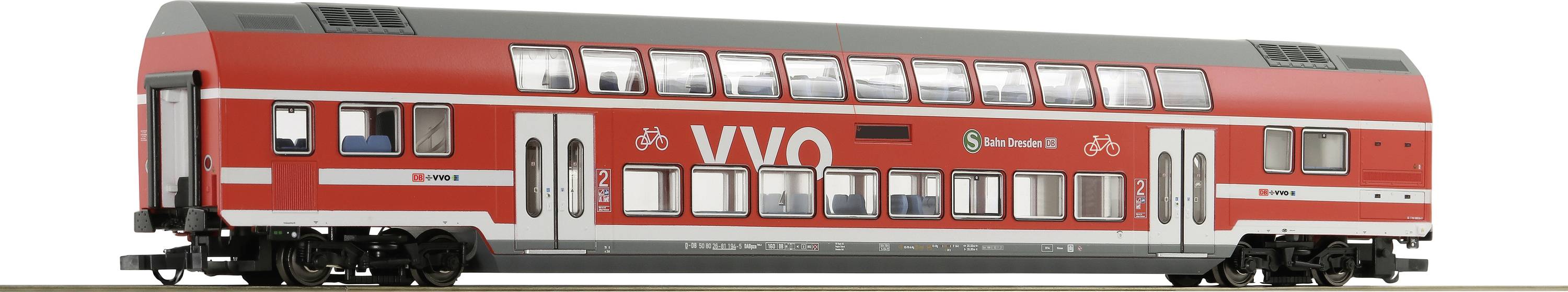 Dubbel godsvagn H0 Roco 6200207 DC 1 st