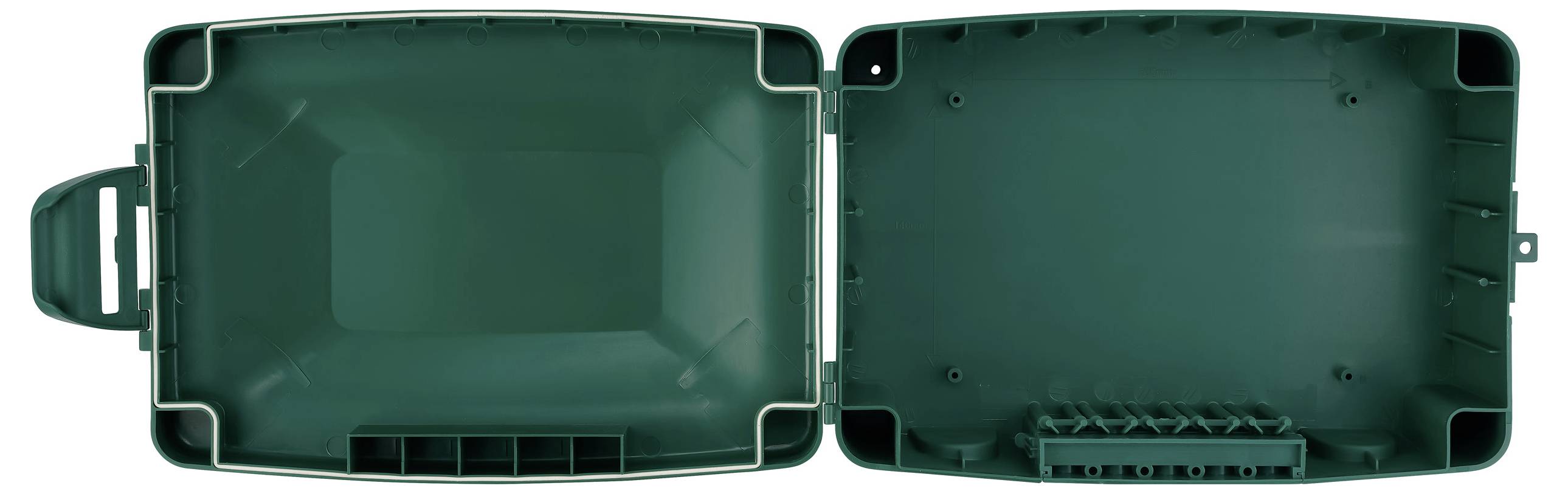 Sygonix SY-6797950 Fördelningsbox 3x Grön, Svart Petskydd-5