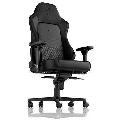 Noblechairs noblechairs HERO Echtleder Gaming Stuhl - schwarz/schwarz Gaming-stol Svart