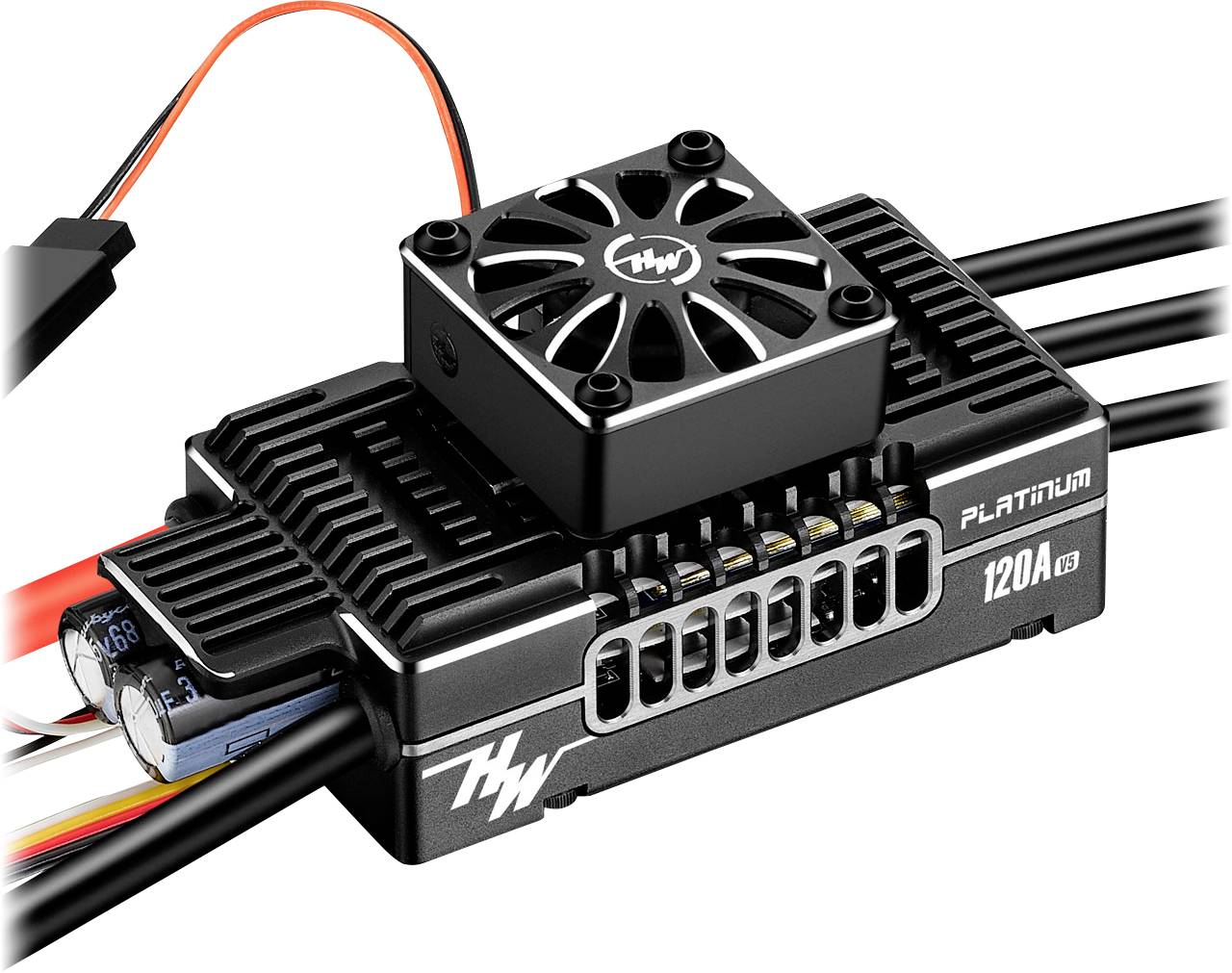Hobbywing Platinum Pro 120A V5 Borstlös regulator för flygmodell Belastningskapacitet (max.): 150 A