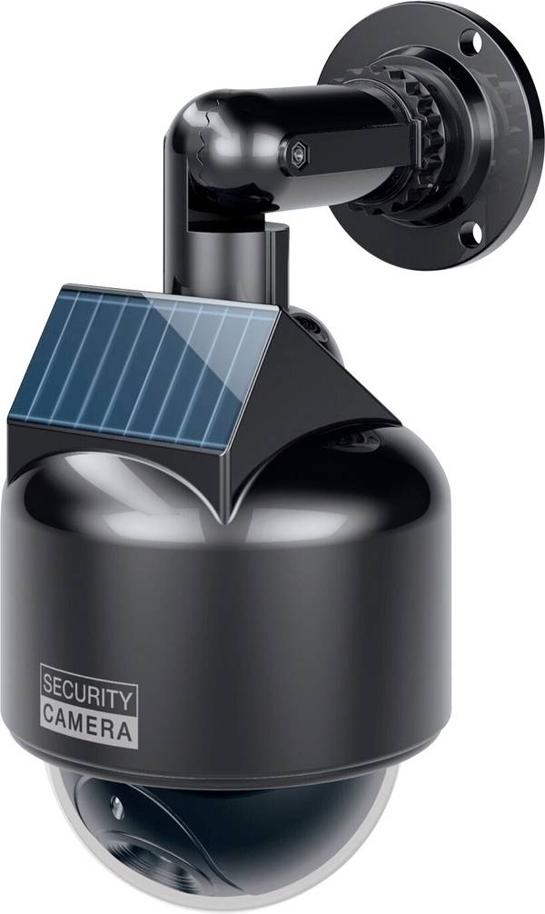 Basi 1000-0312 Kamera-attrapp med blinkande LED, med solcellsmodul