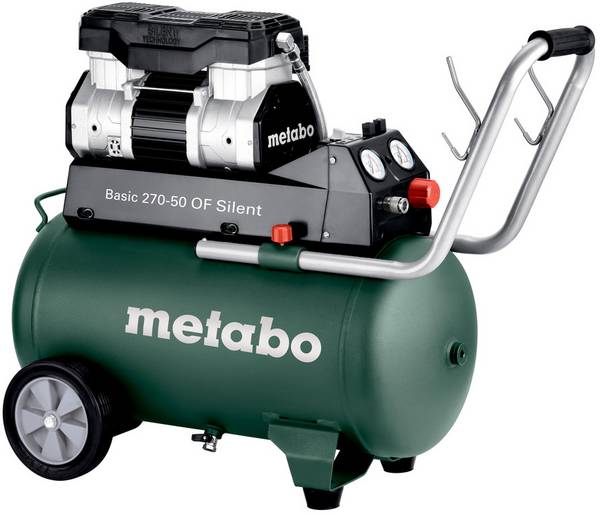 Metabo Basic 270-50 OF Silent Tryckluftskompressor 50 l