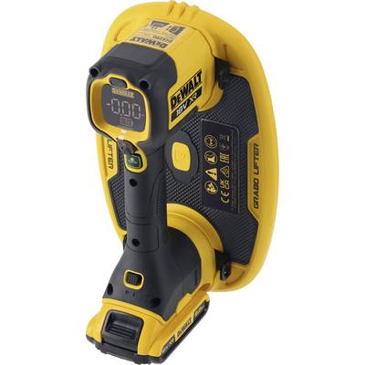 DEWALT DCE590D1T-QW Dewalt 18V vakuumlyftar Set Bärförmåga (max.): 120 kg