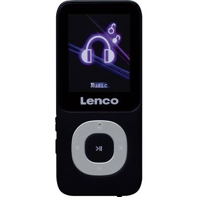Lenco Xemio-659GY - MP3/MP4-Player mit 4 GB Mikro-SD-Speicherkarte, grau Bärbar CD-spelare