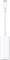 En vit adapter med en USB-C-kontakt överst och en annan anslutning nedtill, ofta använd för att utöka anslutningsmöjligheter.