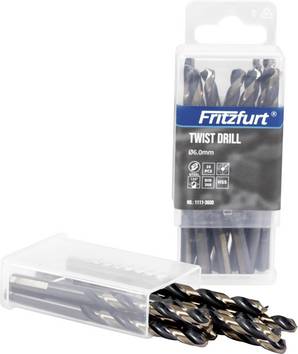 FRITZFURT 1111-3420  HSS-G Metall-spiralborr 10 delar 4.2 mm Total längd 75 mm korrosionsbeständig DIN 338 Cylinderskaft 10 st