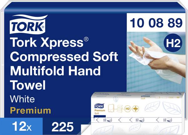 TORK 100889 Xpress Multifold Pappershanddukar  Vit  12 st