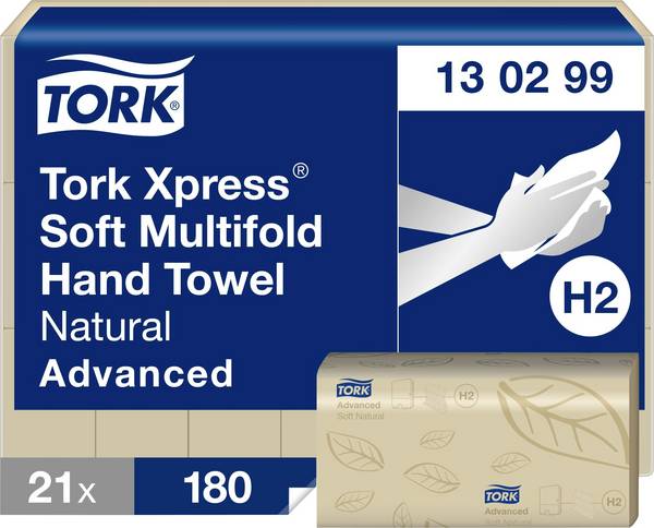 TORK 130299 Xpress Multifold Pappershanddukar  Vit  21 st