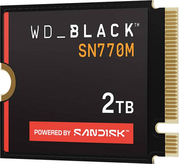 Western Digital WD_Black™ SN770M 2 TB Interne M.2 PCIe NVMe SSD 2230 WDBDNH0020BBK-WRSN
