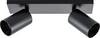 Deko Light 348248 Can Tilt eckig, 2x 7,5 W GU10, Schwarz Utanpåliggande belysning GU10 7.5 W Svart