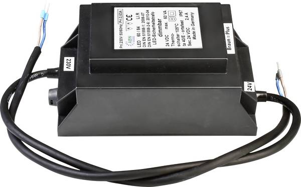 ABN  LED transformator  Konstantspänning 60 VA 500 - 2500 mA 24 V/DC dimbar 1 st