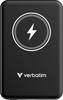 Verbatim Charge 'n' Go Magnetic Wireless Powerbank 5000 mAh Fast Charge, Quick Charge 3.0, Power Delivery 3.0, Adaptive Fast Charge LiPo USB-C® Svart