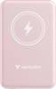 Verbatim Charge 'n' Go Magnetic Wireless Powerbank 5000 mAh Fast Charge, Quick Charge 3.0, Power Delivery 3.0, Adaptive Fast Charge LiPo USB-C® Rosa