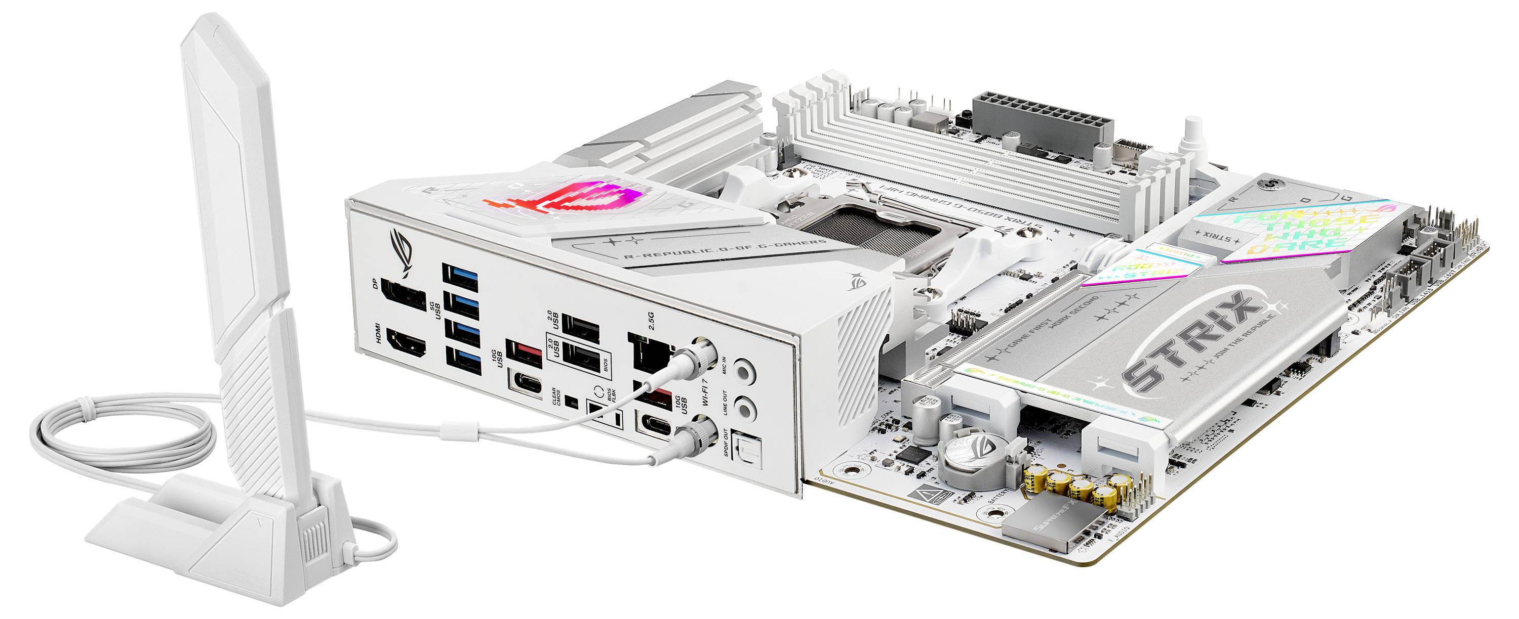 Asus ROG STRIX B850-G Moderkort Sockel #####AMD AM5 Formfaktor Micro-ATX Moderkort-chipset AMD® B850-4