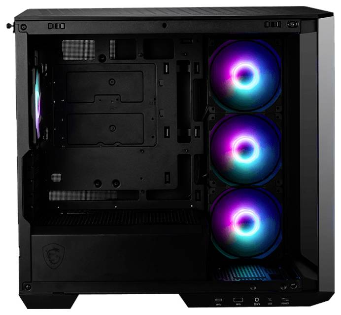 MSI MAG PANO M100R PZ Microtower Datorchassi Svart-1