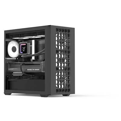 AeroCool D302A-G-BK Mini-Tower Datorchassi Svart, Vit-0