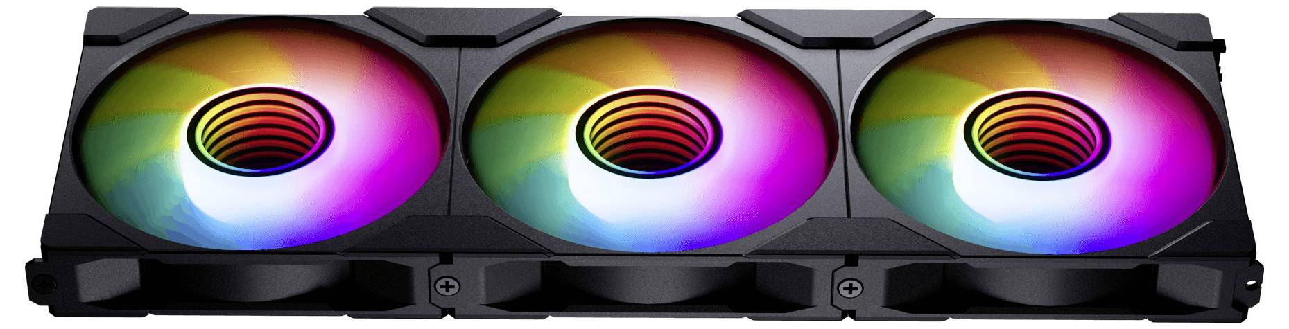 Phanteks PH-F120M25R_G2_DBK01 Chassi-fläkt Svart (B x H x D) 120 x 25 x 120 mm-4